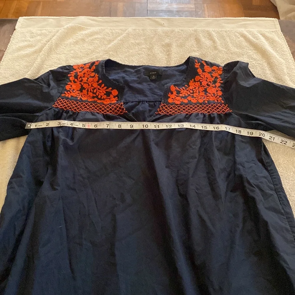 J. Crew adorable, flattering, comfy dress with great pockets. Worn once